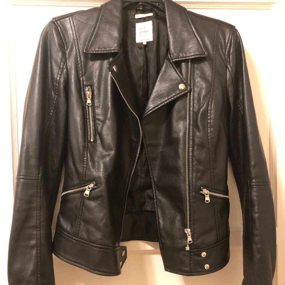 Zara Leather Biker Jacket
